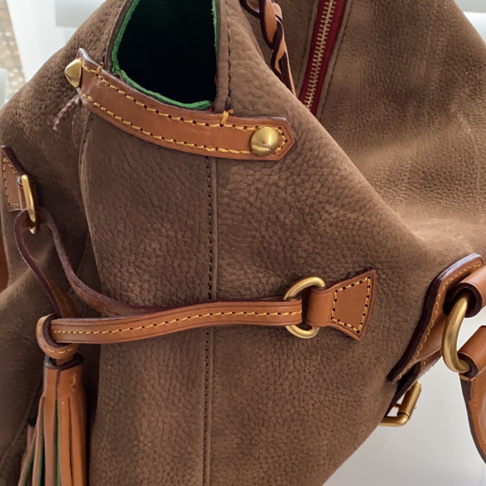 Brand New Limited Dooney and Bourke Suede Handbag - Picture 6 of 9